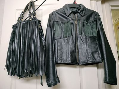 leather coat