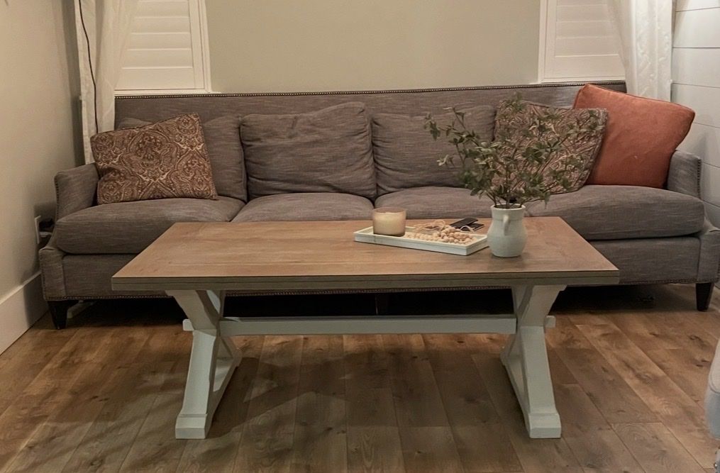 Super Cute Bernhardt Grey Couch