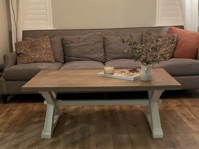 Super Cute Bernhardt Grey Couch