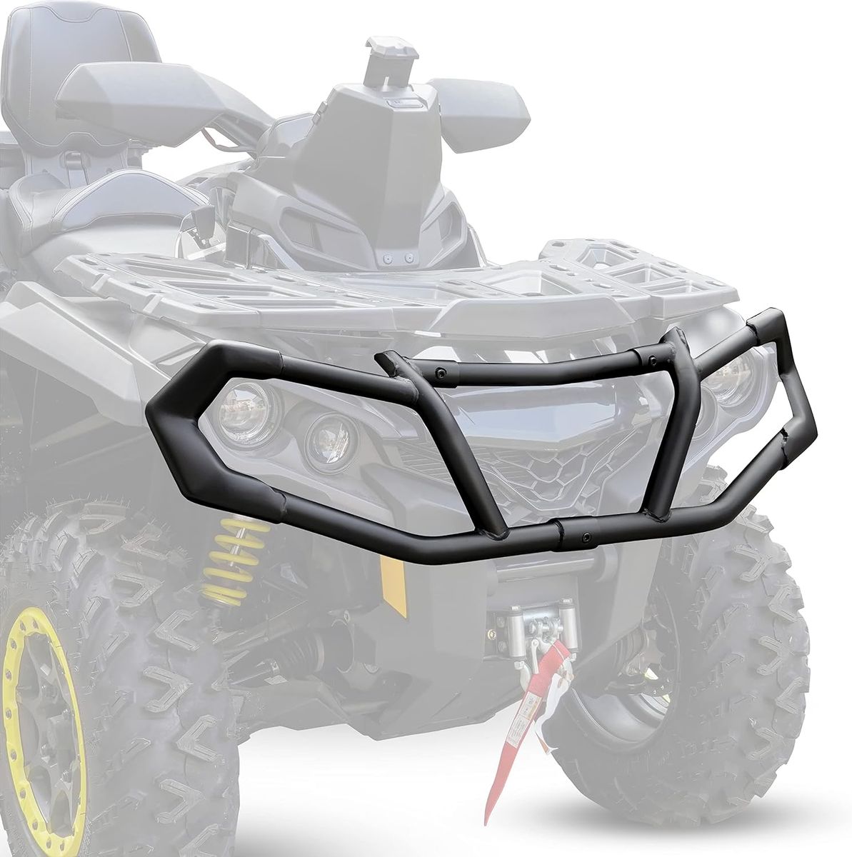 2012-2025 Can-Am Outlander G2 Black Heavy Duty Steel XT Combined Front Bumper