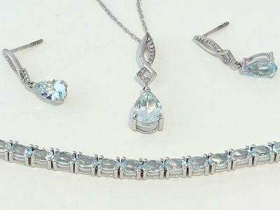 925 Sterling Silver Jewelry Set – Brand New