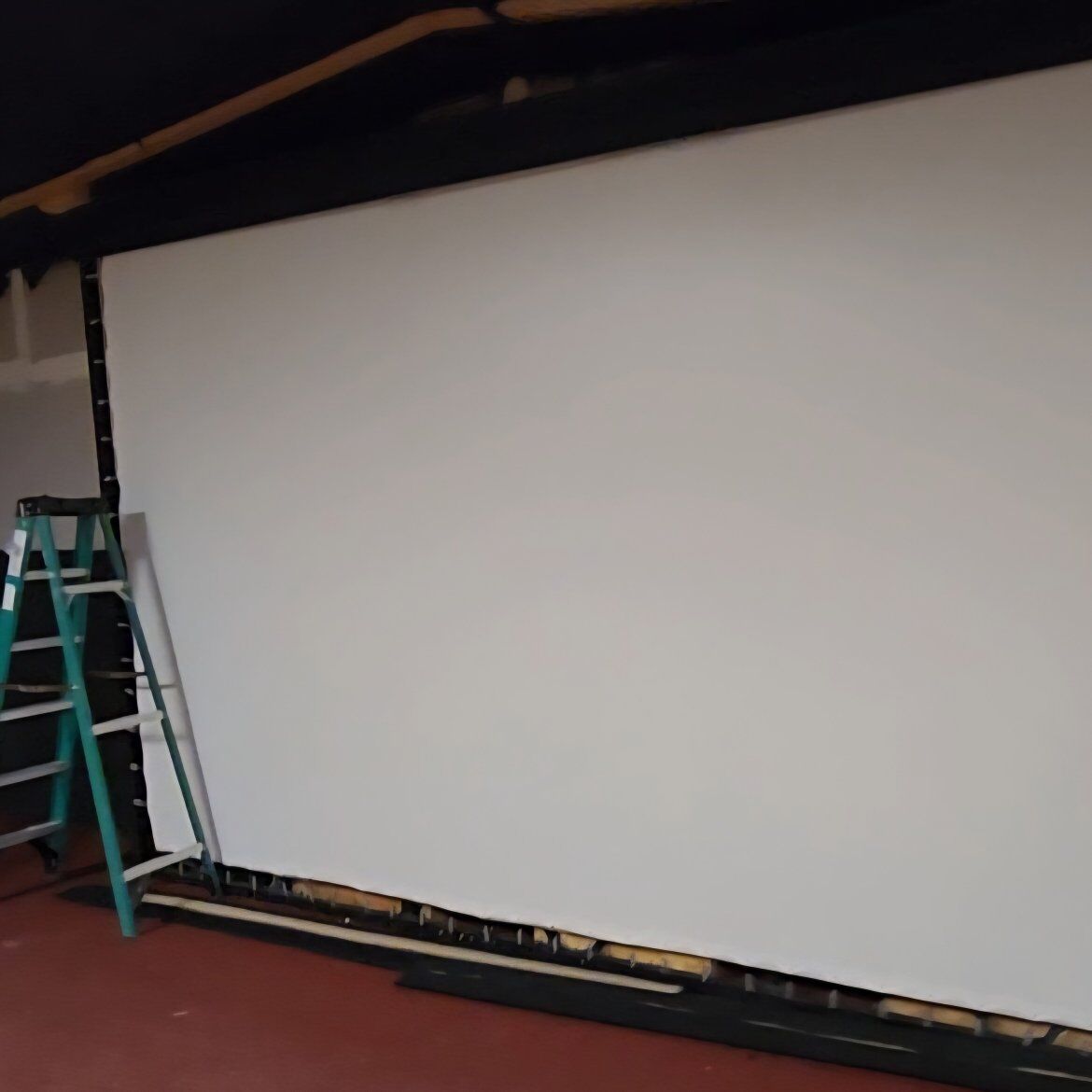 Movie theater screen and frame
