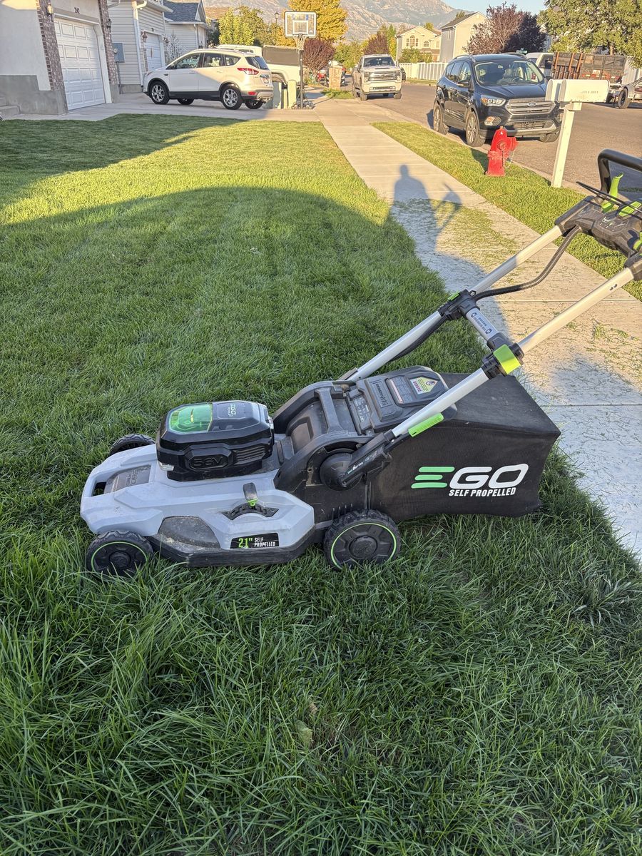 EGO Lawnmower And Weed Wacker