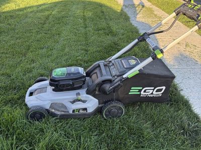EGO Lawnmower And Weed Wacker