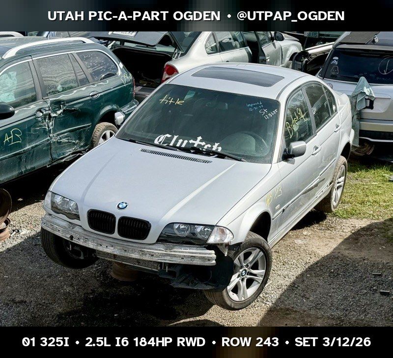 2001 BMW 325i E46 Parts - UTPAP Ogden
