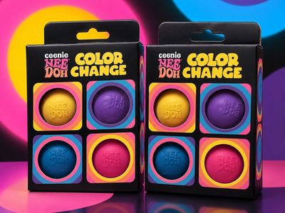 New! Ceenie Nee Doh Color Change Fidget Toy - Two Boxes $50