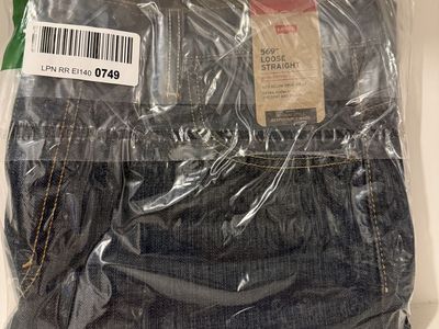 Levi's 569 Loose Straight Fit Men's Jeans 36x32 Dark Chipped