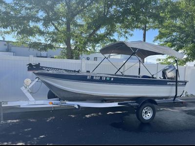 Fishing boat with motor, trailer and more