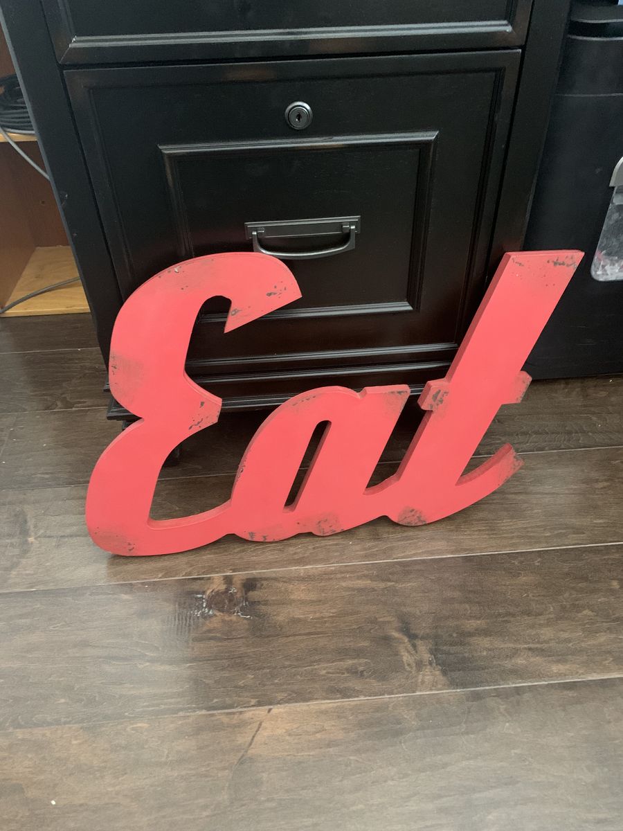 Decorative EAT Sign