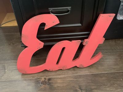 Decorative EAT Sign