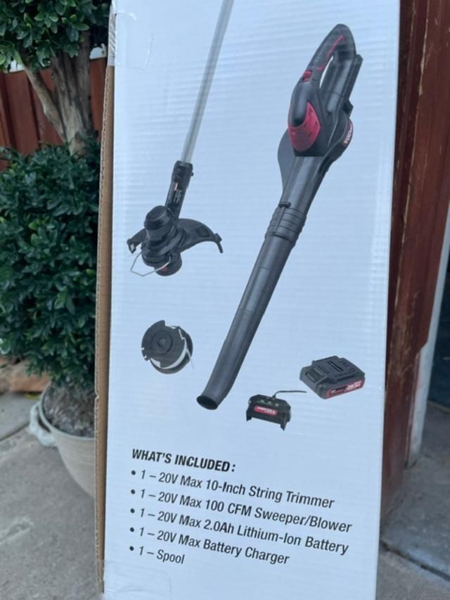 CORDLESS 20-VOLT ... YARD COMBO wacker & blower