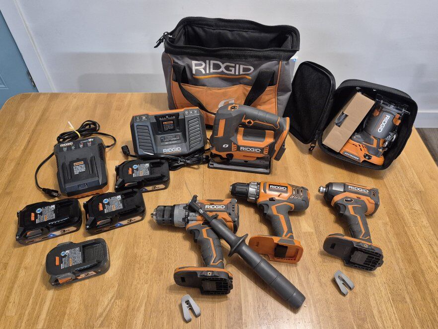 Ridgid 18 Volt Power Tool Set