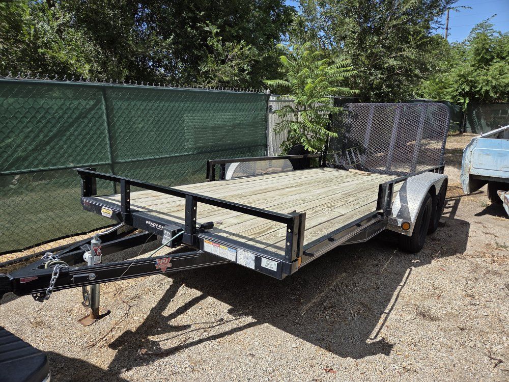 16 foot flat deck trailer