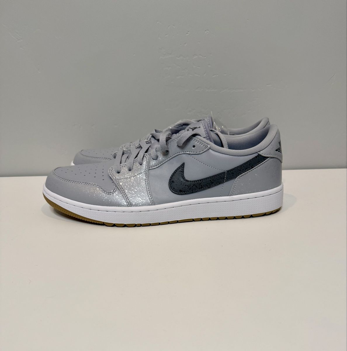 Jordan Low Golf Wolf Grey Gum Size 14