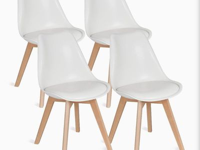 VECELO Dining Chairs Set of 4