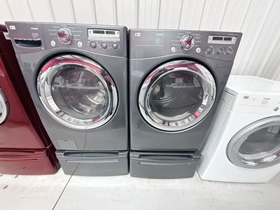 Dark Grey Ultra Capacity, Lg Washer & Dryer Set!