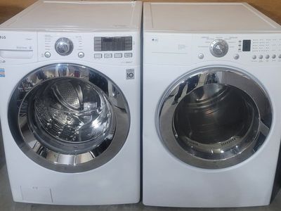 LG frontload washer &electric dryer free delivery