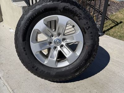 Dodge Ram 1500 Rims and Tires 275/65R18 Goodyear
