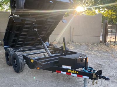90SR Big Tex 10’ x 6’ double axel dump trailer