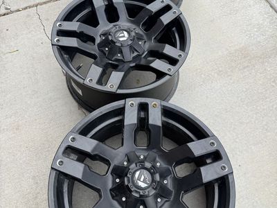 FUEL Off-Road Black Rims
