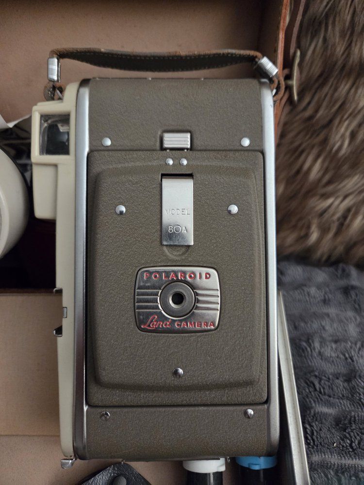 Vintage Polaroid Folding Highlander Land Camera 80A For 1950s Retro Collector item