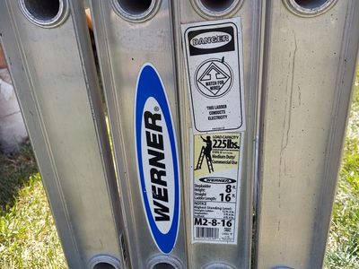 16 ft Werner Aluminum Folding Ladder