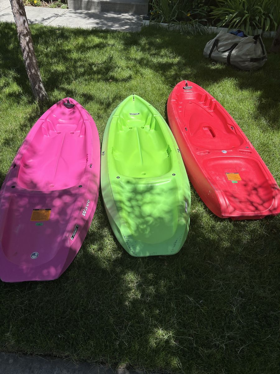 Lifetime kids kayak. $50 each :)