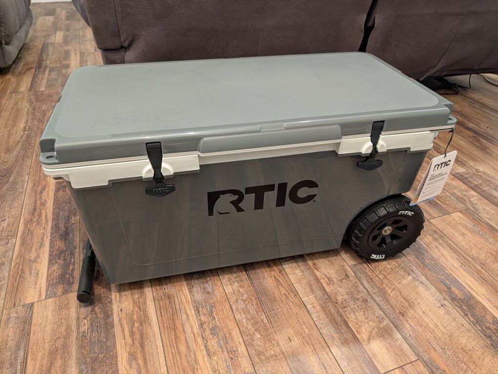RTIC 72qt wheeled cooler