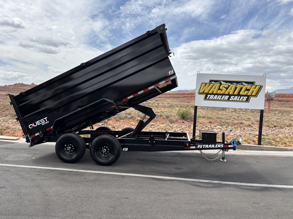 2027 PJ Trailers 83''x14 D7 Low Pro Channel Dump T