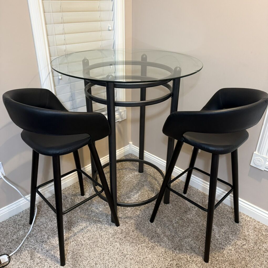 High Glass Dining Table