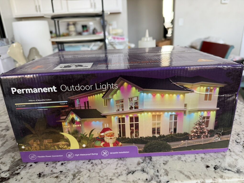 Permanet Outsoor Lights With Remote New!