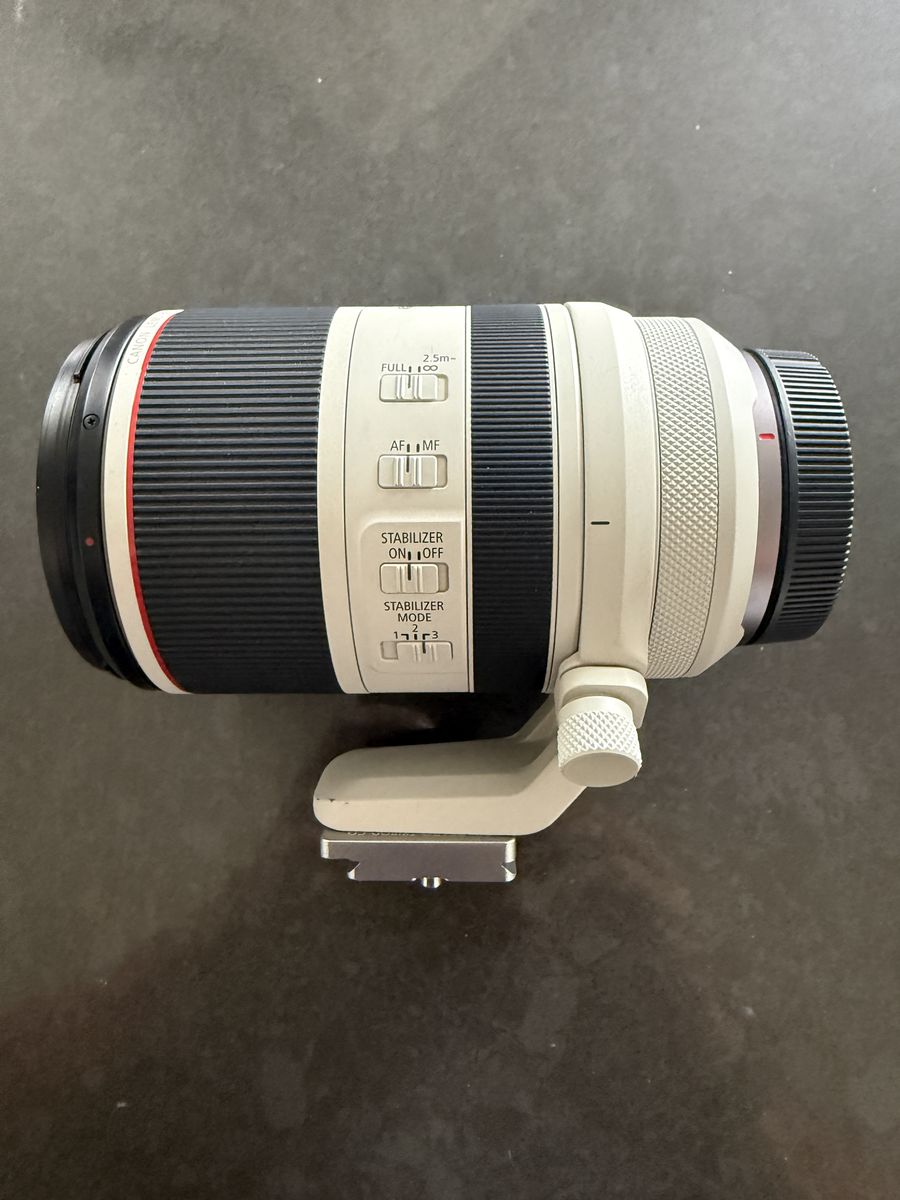 Canon RF 70-200mm F2.8 L IS USM Lens with Tripod Mount and Stabilizer