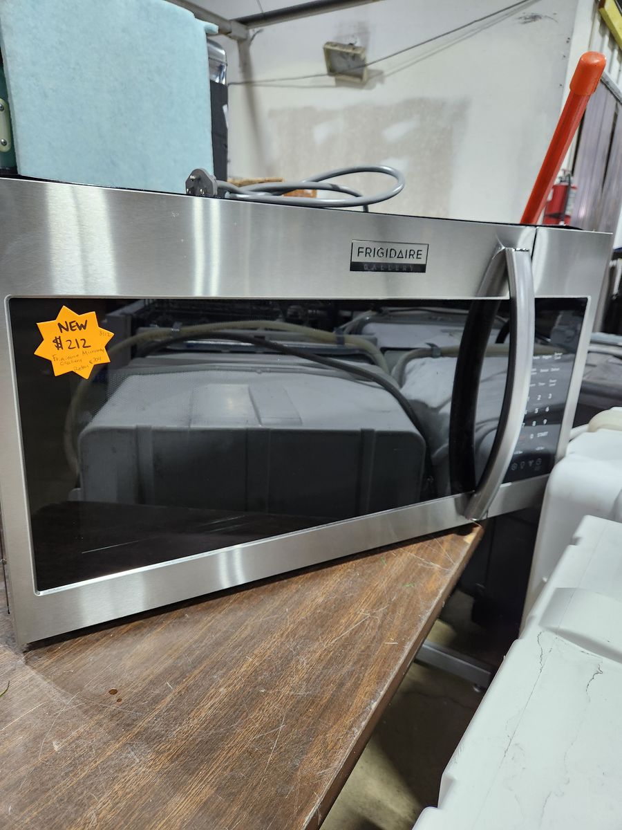 BRAND NEW! FRIGIDAIRE GALLERY STAINLESS STEEL OVER THE RANGE MICROWAVE