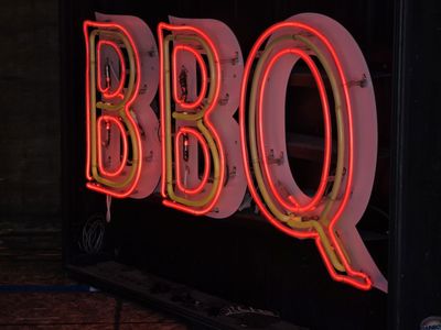 Neon BBQ Signs Sale $300