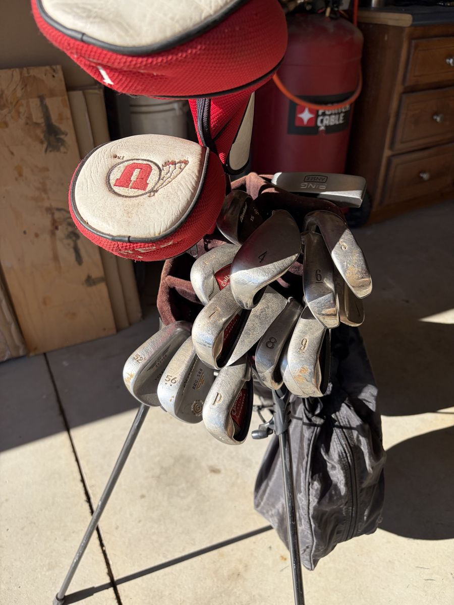 Golf Clubs and Ogio Bag