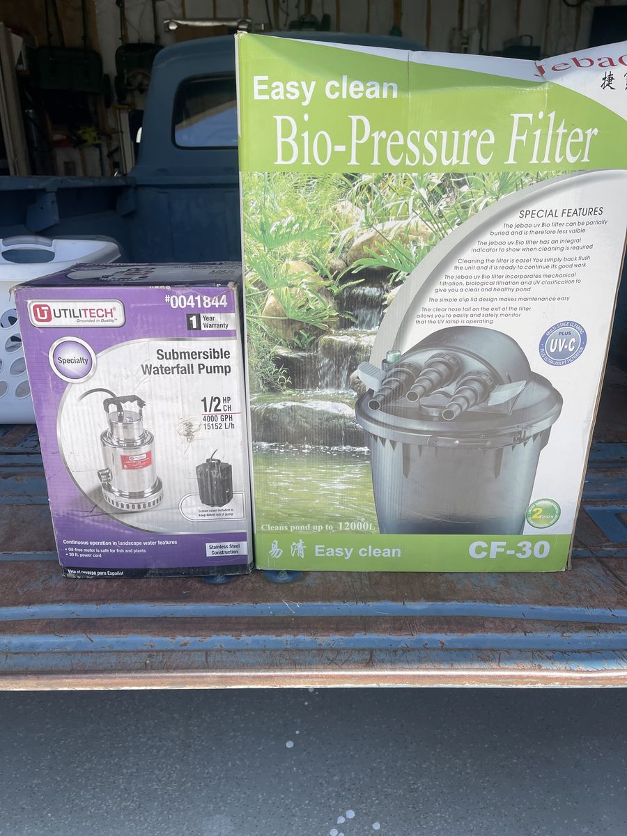 Pump and Filter New