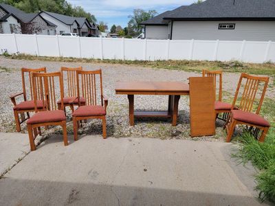 Dining table and chairs