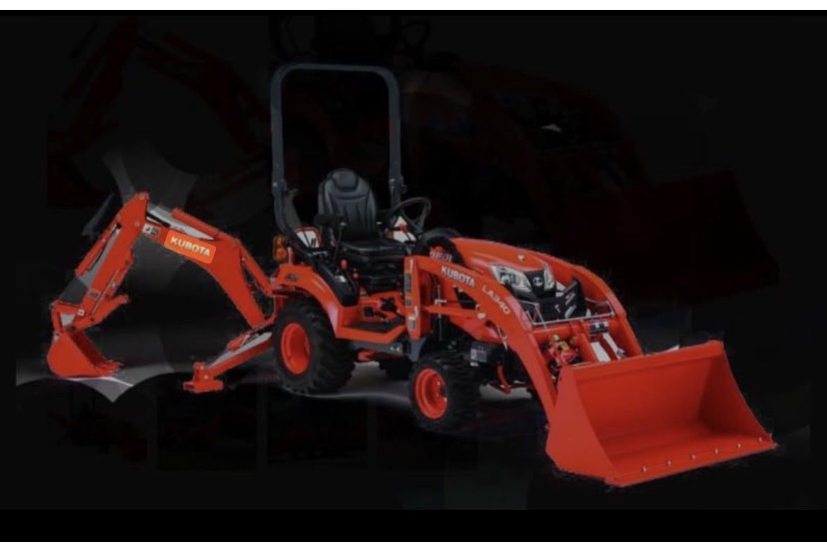 $50 per hour used -2020 Kubota B23x