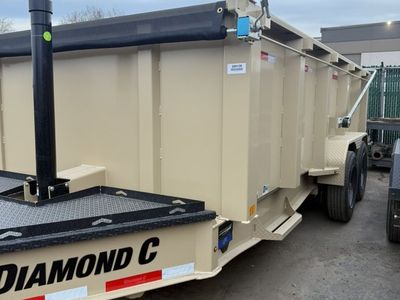 7x16 Dump Trailer Rental – 16K GVWR High Side Dump – Roof Tear-Off Dump Trailer – High Side 16K