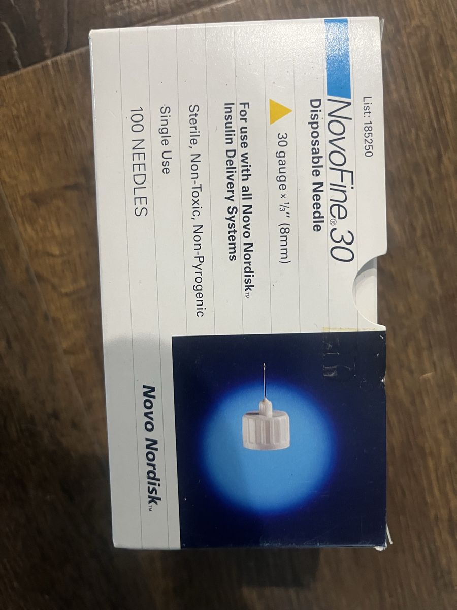 Free, NovoFine 30G 8mm & BD Ultra-Fine III Pen Needles - 800 Novo Nordisk, 100 BD - Diabetic Supplies