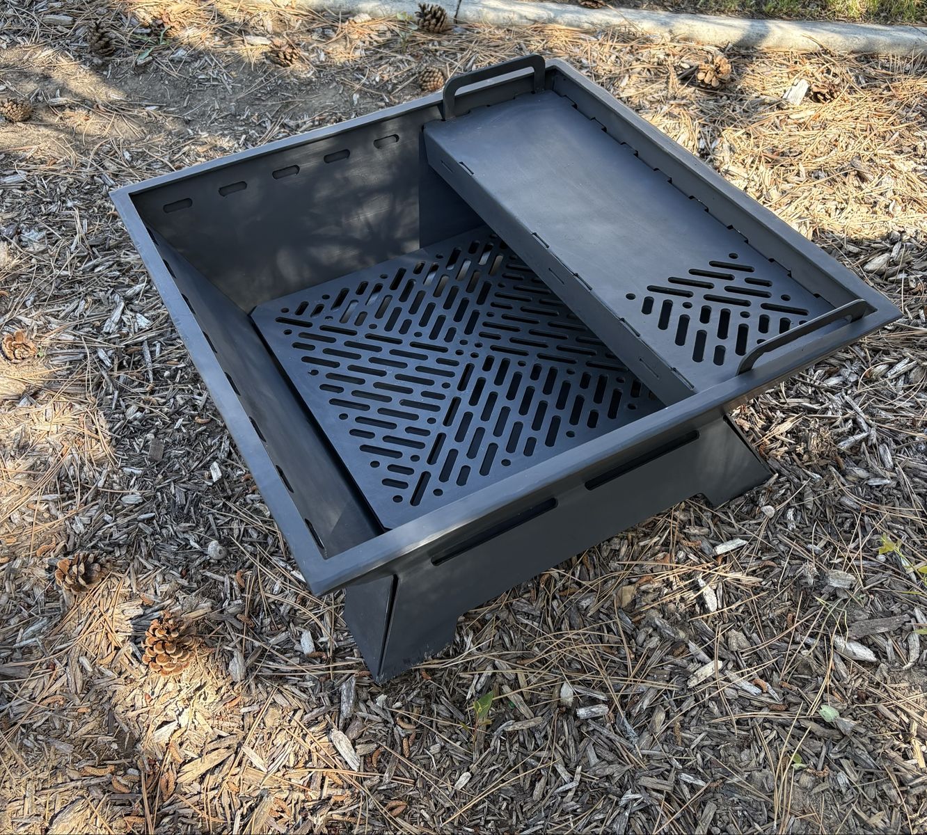 Square Metal Fire Pit