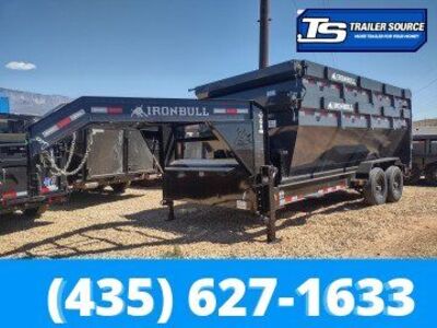7x16 Iron Bull DBG Gooseneck Roll Off Trailer - 14K GVWR -