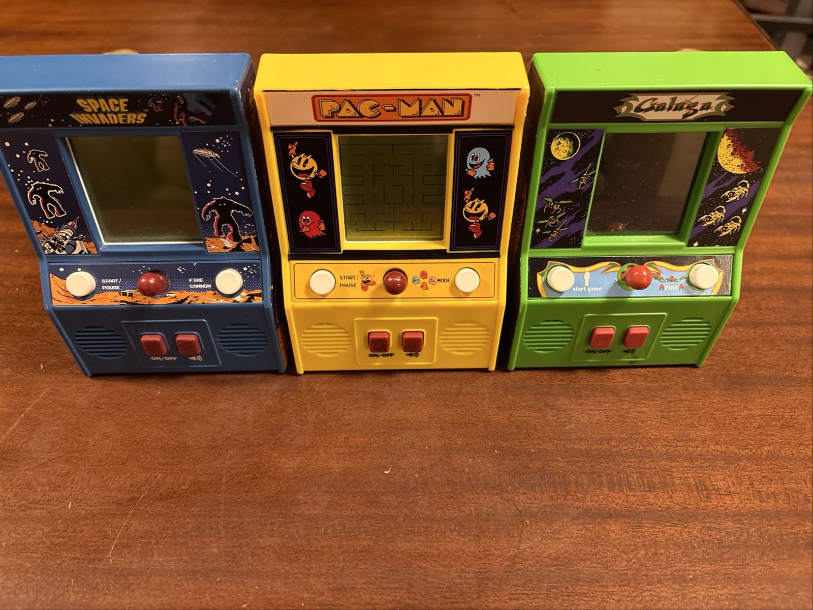 Arcade Games Working PAC Man, Space Invaders, Galaga, Set