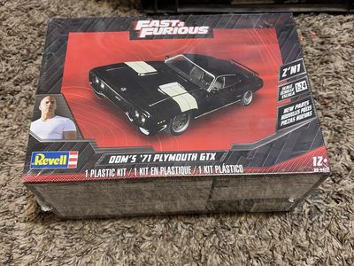 Revell Fast & Furious Dom's '71 Plymouth GTX 1:24 Scale Model Kit