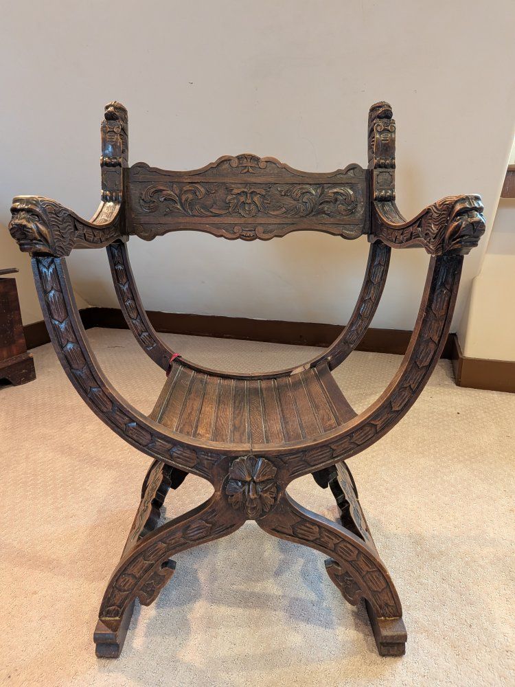 antique Italian Renaissance chair