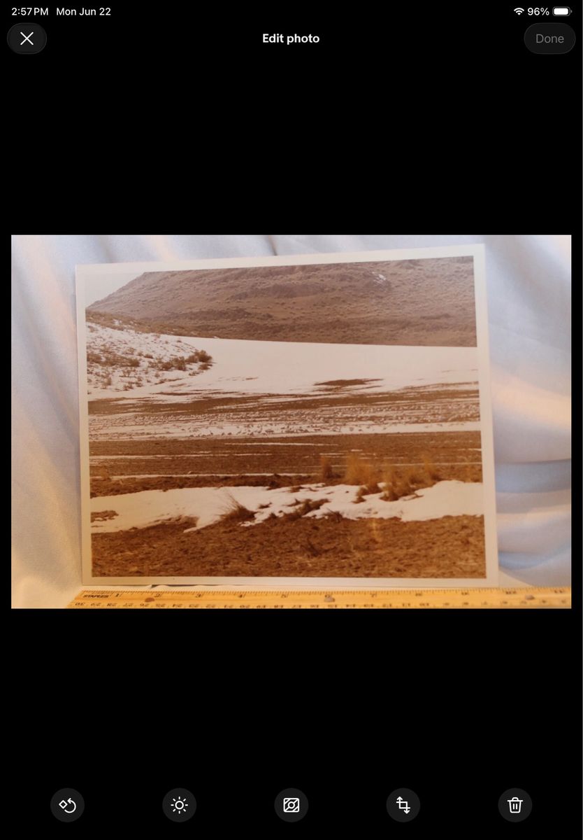 1969 Thiokol Wasatch Division Photograph - Vintage Landscape Photo