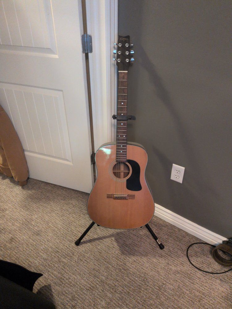 vintage Washburn Acoustic Guitar