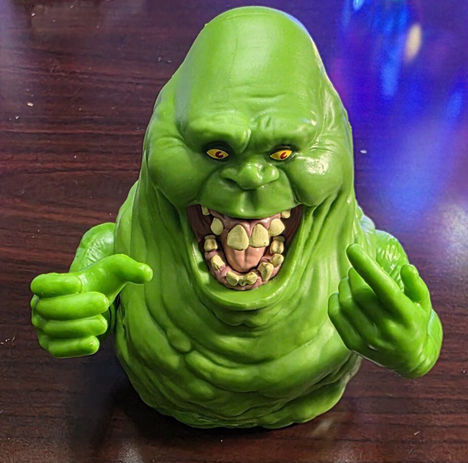 Ghostbusters Squash & Squeeze Slimer interac Toy