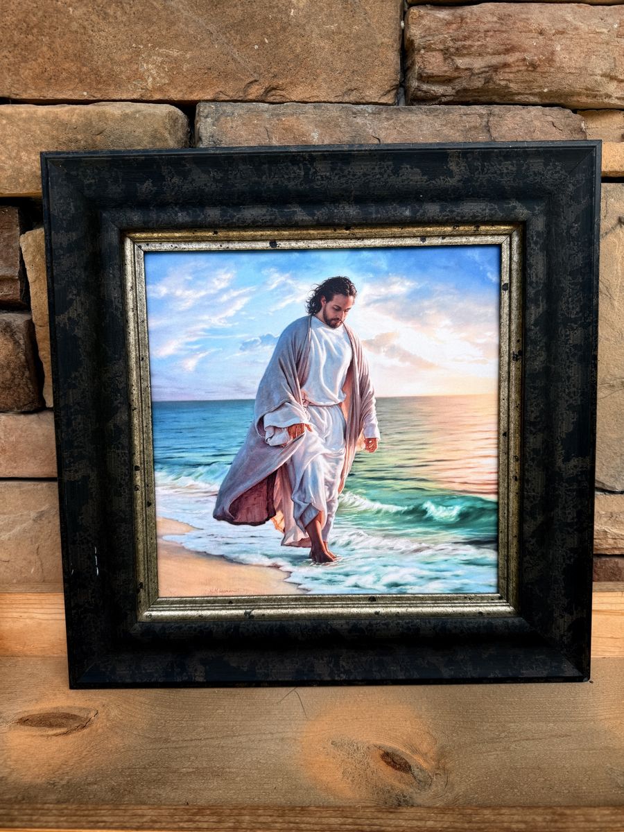 Seagull Book Framed Canvas Print - Be Still My Soul