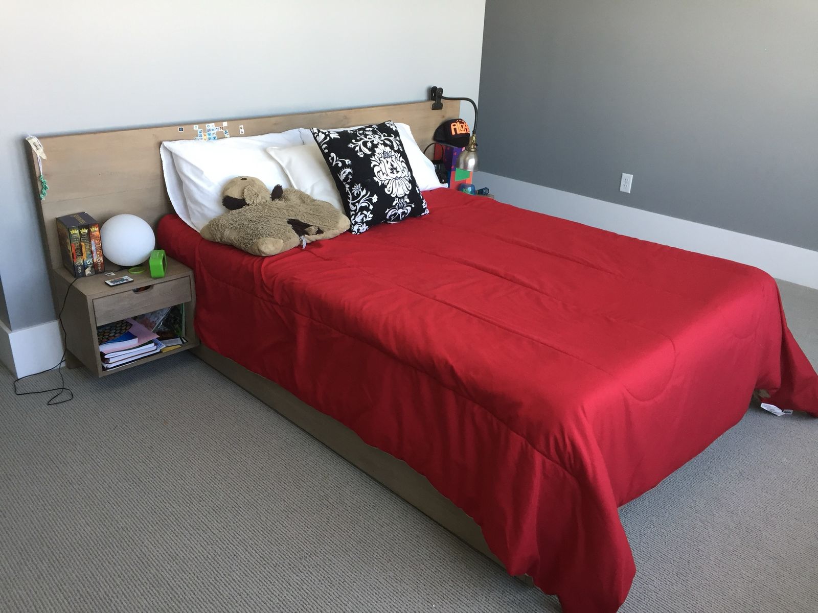 Bed Frane With Built In Night Stands